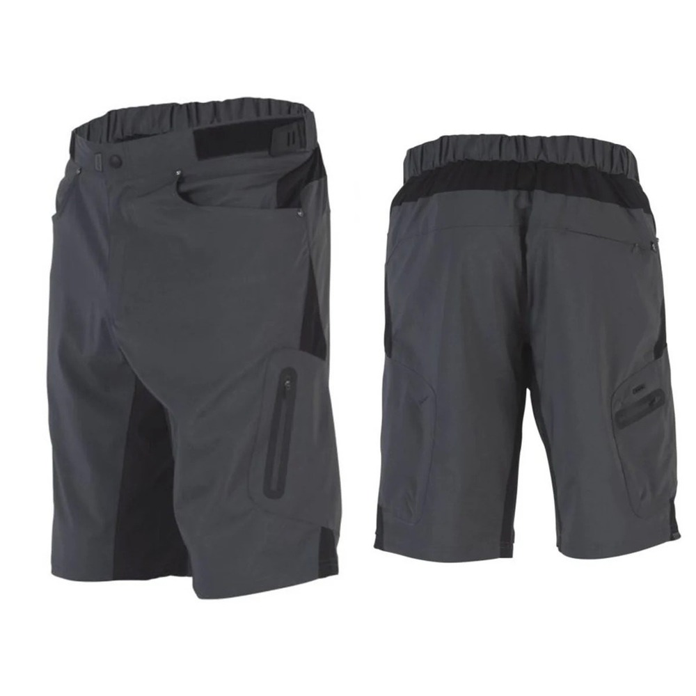 Zoic Ether Shorts Men's XL Cycling Mountain Bike MTB Trail Riding Cargo Gray